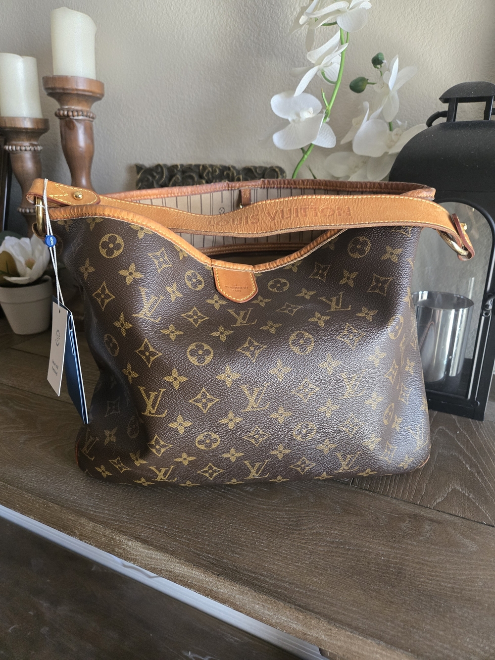 Available--Authentic Louis Vuitton Delightful PM Monogram Shoulder Brown and Tan